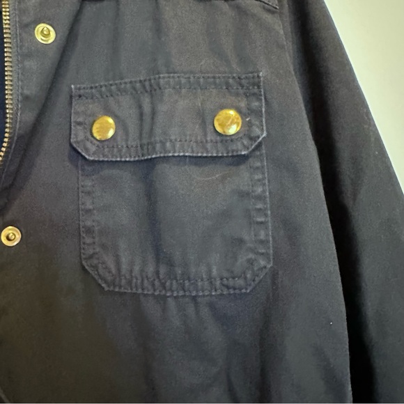 J.Crew Relaxed Boyfriend Field Jacket in Navy - Picture 9 of 15